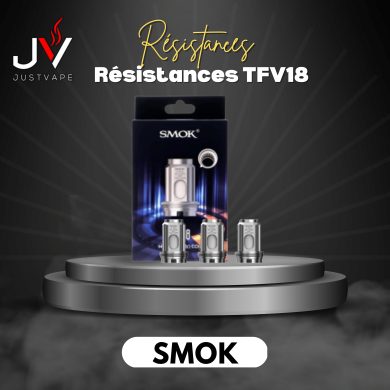 Résistances TFV18 SMOK CIGARETTE ELECTRONIQUE