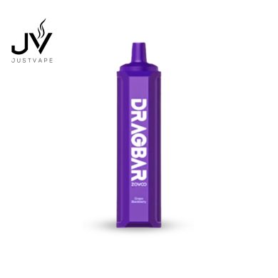 DRAG BAR 8000 PUFFS GRAPE BLACKBERRY CIGARETTE ELECTRONIQUE JETABLE