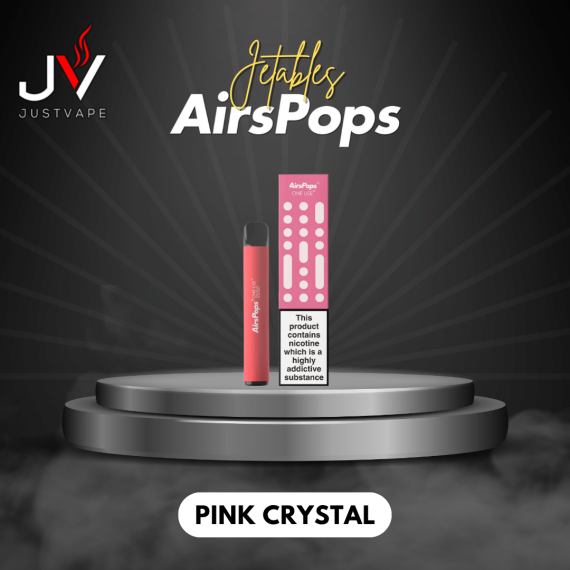 L'AirsPops Pink Crystal 3ml cigarette electronique au maroc vape