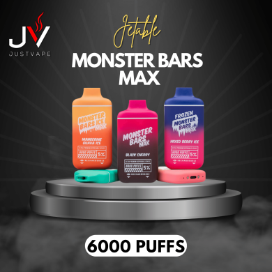 MONSTER BARS MAX 6000 PUFFS CIGARETTE ELECTRONIQUE JETABLE VAPE MAROC