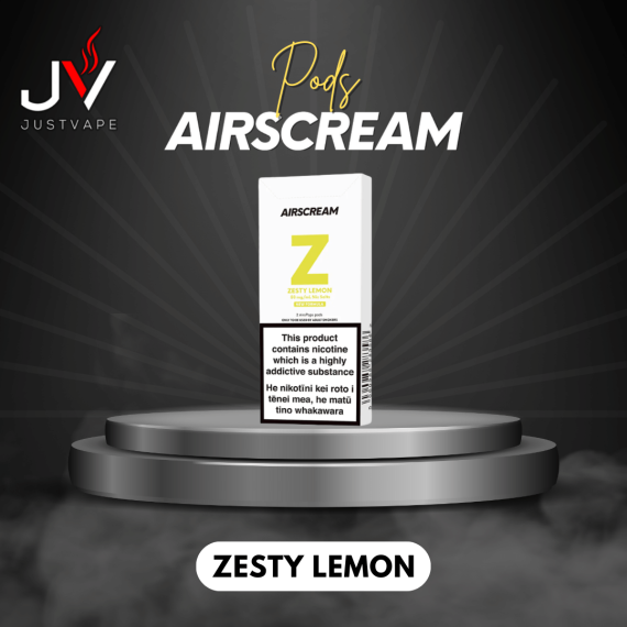 ZESTY LEMON 2-Pack pods by Airscream CIGARETTE ELECTRONIQUE AU MAROC VAPE