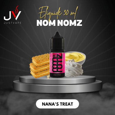 Nom Nomz Nana’s Treat 30 ML ELIQUIDE POUR LA CIGARETTE ELECTRONIQUE