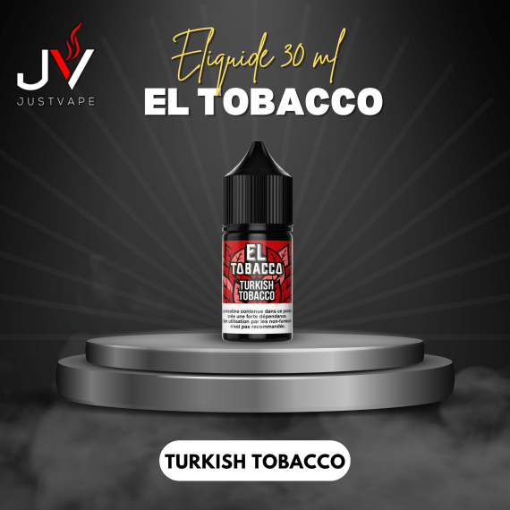 EL TOBACCO Turkish Tobacco 30ml eliquide pour cigarette electronique au maroc