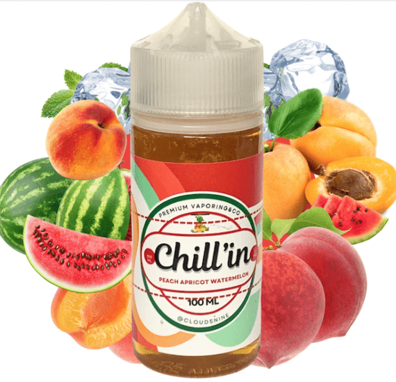 Chill'in Peach Apricot Watermelon 100ml by Clouds Nine