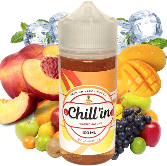 Chill'in Peachy Matchy 100ml by Clouds Nine